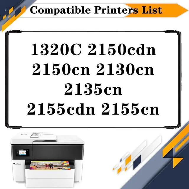 Alt view image 2 of 7 - Ennovor C2150cn C2150cdn 330-3108 Y459D KGR81 Imaging Drum Kit, Compatible for Dell 1320c 2150cdn 2150cn 2130cn 2135cn 2155cdn 2155cn Printers [High Print Volume with Chip] 1 Set