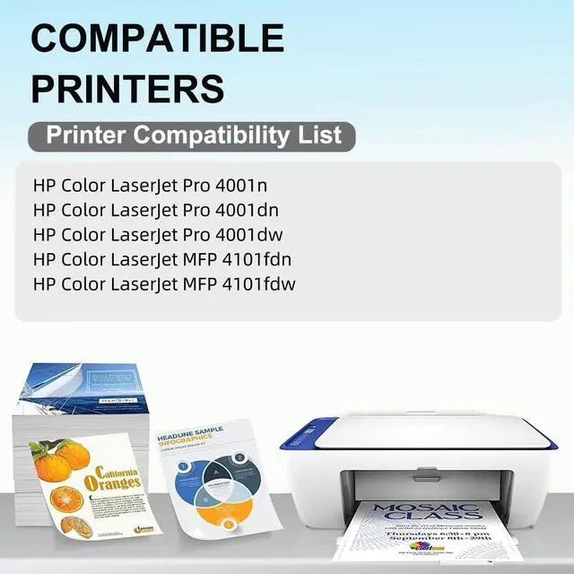Alt view image 2 of 6 - Ennovor 148X W1480X Toner Cartridge (with Chip) Black Compatible Replacement for 148X W1480X for HP Laserjet Pro 4001dw 4001dn 4001n MFP 4101fdw 4101fdn Printer Toner (1 Pack-Black)