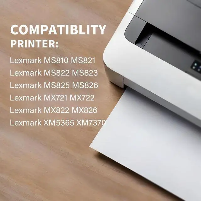 Alt view image 2 of 4 - Ennovor 41X1115 Fuser Kit Compatible for Lexmark MS821 B2865 M5255 M5270 MS822 MS823 MS825 MS826 MX721 MX722 MX822 MX826 XM5365 XM7370 High Yield