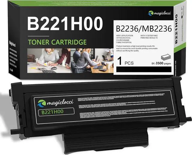 Main image of B221H00 Black Toner Cartridge (1-Pack) Replacement for Lexmark B2236 High Yield Toner Cartridge B2236dw, MB2236adw Printer