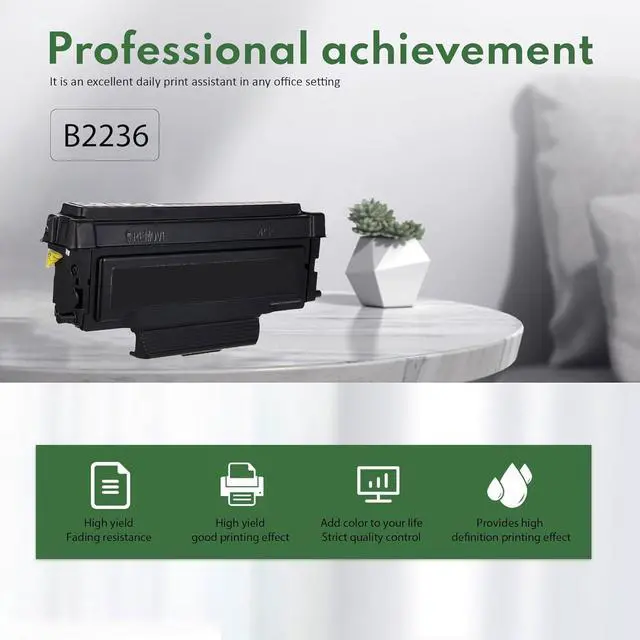 Alt view image 5 of 6 - B221H00 Black Toner Cartridge (1-Pack) Replacement for Lexmark B2236 High Yield Toner Cartridge B2236dw, MB2236adw Printer