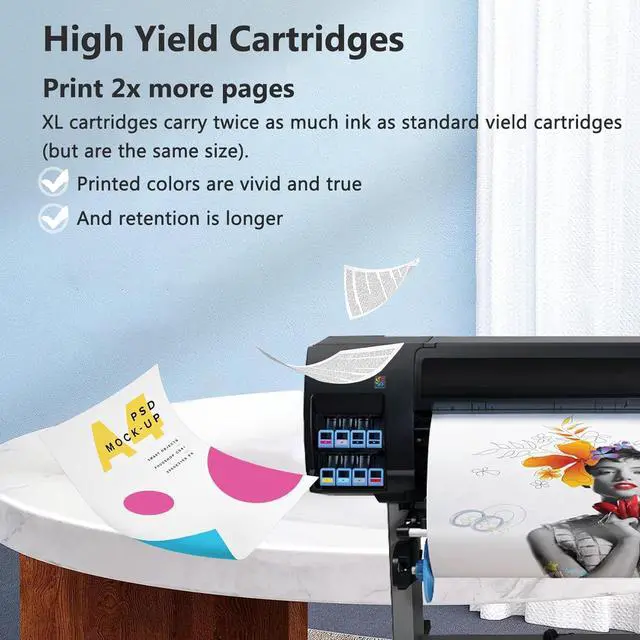 Alt view image 3 of 7 - 771 Printhead Kit Compatible with Plotter Printer,Print Head Printhead Combo Pack Compatible for Z6810,Printhead Replacement for DesignJet Z6200 Z6600 Z6800 Z6810 (4pcs)