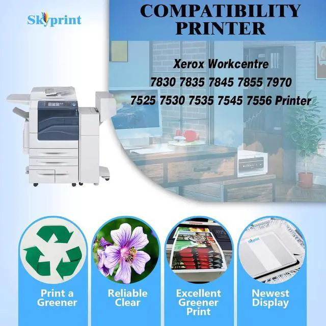 Alt view image 2 of 5 - Ennovor 006R01513 Black Toner Cartridge 26,000 Pages Compatible with Xerox Workcentre 7845 7855 7525 7835 7556 7830 7535 7530 7545 7970 Printer