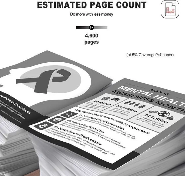 Alt view image 3 of 6 - Ennovor 1 Pack 118 Black Toner Cartridge Replacement for Canon 118 Work with imageCLASS MF8380Cdw MF8350Cdn/Cn/C LBP7200C/Cd/Cn/Cdn LBP7210Cdn ImageClass MF8580CDW MF726CDW MF725CDN MF727CDW | 118