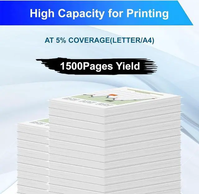 Alt view image 3 of 7 - Ennovor 136A W1360A Toner Cartridge Compatible for HP 136A W1360A 136X W1360X Toner Cartridges Replacement for HP Laserjet M211dw MFP M236sdw Printers, blue