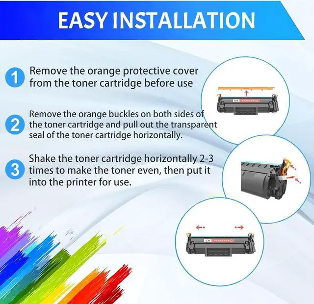 Alt view image 6 of 7 - Ennovor 136A W1360A Toner Cartridge Compatible for HP 136A W1360A 136X W1360X Toner Cartridges Replacement for HP Laserjet M211dw MFP M236sdw Printers, blue