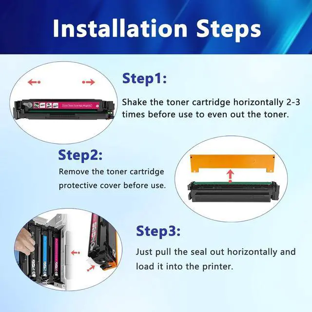 Alt view image 4 of 7 - Ennovor 230X Toner Cartridges Compatible for HP 230X W2300X W2301X W2302X W2303X Toner Replacement for HP Color Laserjet Pro 4203dw MFP 4303fdw Printers Black