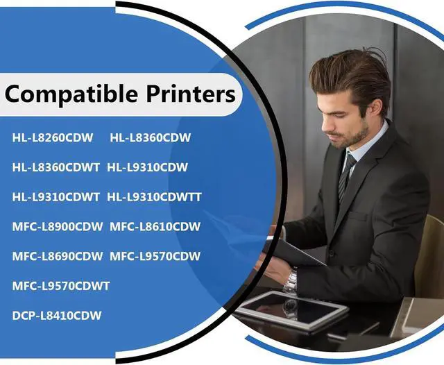 Alt view image 2 of 7 - TN439BK High Yield 9,500 Pages Replacement for Brother TN439 Black Toner Work with HL-L8360CDW HL-L9310CDW MFC-L8900CDW MFC-L8610CDW MFC-L9570CDW, Compatile TN-439 Toner Black 1-Pack