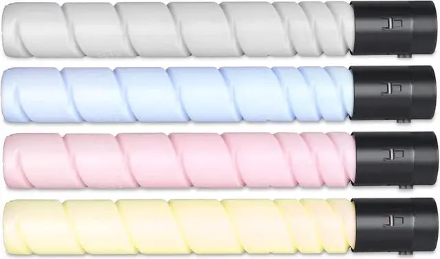 Alt view image 2 of 7 - TN221 Toner Cartridge set (4 Pack, 1BK/1C/1M/1Y) - Lovn Compatible TN221K TN221C TN221M TN221Y Toner Cartridge Replacement for Konica Minolta bizhub C227 C287 C367 Printer, (A8K3130 A8K3430 A8K3230 A8