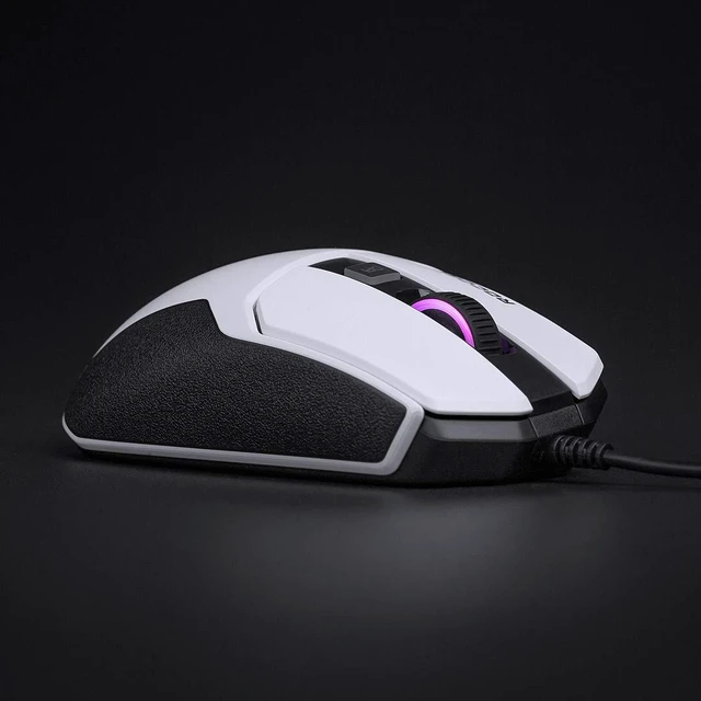 Alt view image 3 of 7 - Kain 102 Aimo RGB PC Gaming Mouse - White