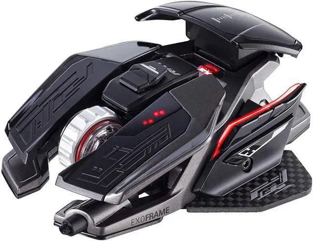 Alt view image 2 of 4 - Mad Catz R.A.T. Pro X3 Gaming Mouse (USB/Black/16000dpi/10 Buttons) - MR05DCINBL001-0