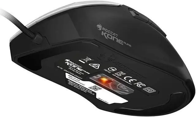 Alt view image 5 of 5 - ROCCAT KONE Pure Owl-Eye – Optical RGB Gaming Mouse, White (ROC-11-725-WE)