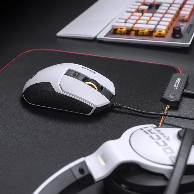 Alt view image 5 of 7 - Kain 102 Aimo RGB PC Gaming Mouse - White