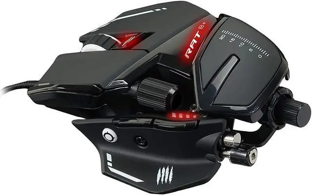 Main image of Mad Catz R.A.T. 8+ Gaming Mouse (USB/Black/16000dpi/11 Buttons) - MR05DCINBL000-0