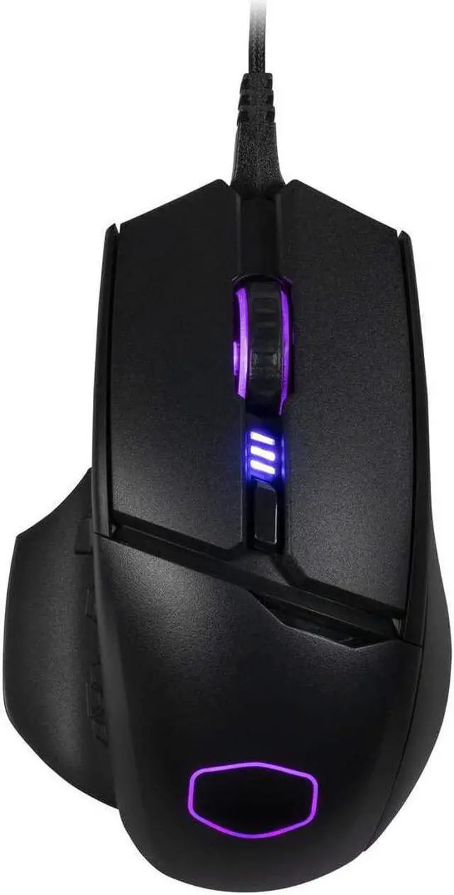 Alt view image 16 of 17 - Cooler Master MM830 Gaming Mouse with 24, 000 DPI Sensor, Hidden D-Pad Buttons, 4-Zone RGB, and Precision Wheel