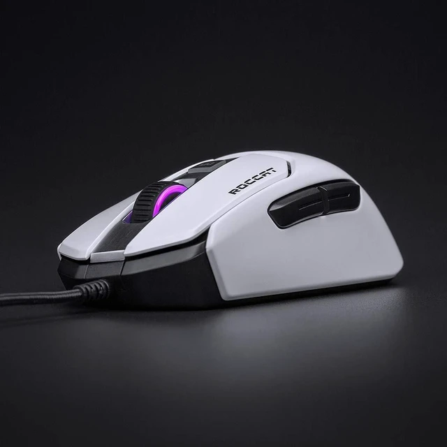 Alt view image 2 of 7 - Kain 122 Aimo RGB PC Gaming Mouse - White