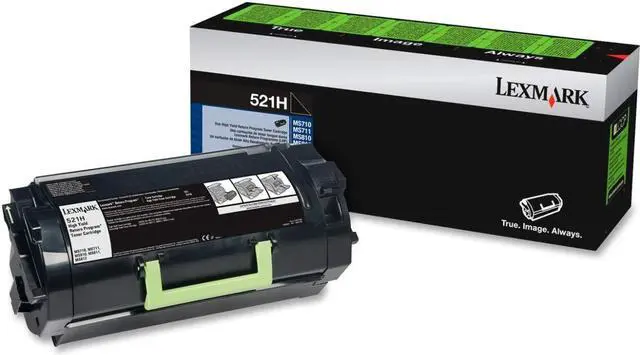 Main image of Lexmark 52D1H00 (LEX-521H) Toner, 25000 Page-Yield, Black