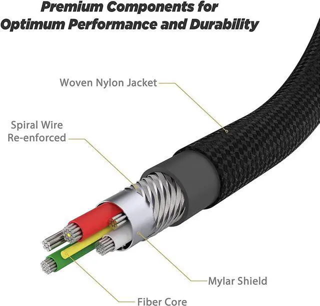 Alt view image 4 of 7 - Scosche Ci4B8SR-SP Strikeline MFi Certified Premium Charge & Sync Braided Cable for Lightning and USB-C Devices 8-ft. Silver
