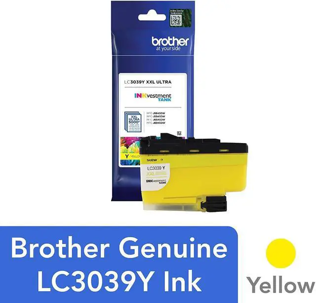 Alt view image 2 of 13 - Brother LC3039Y Ultra High Yield INKvestment Ink Cartridge - Yellow