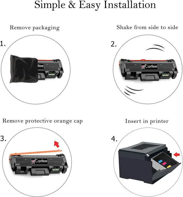 Alt view image 4 of 6 - Cartlee Black Compatible High Yield Laser Toner Cartridge Replacement for Xerox WorkCentre 3215 3215NI 3225 WorkCenter 3225DNI 3052 3260 Phaser 3260DI 3260DNI Printer Ink