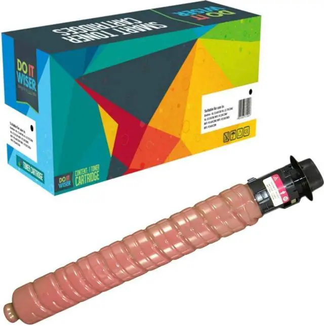 Alt view image 6 of 7 - Do it Wiser Compatible Toner Cartridge Replacement for Ricoh Aficio MP C3003 MP C3503 MP C3004 MP C3504 Lanier Savin MP C3003 MP C3503 MP C3004 MP C3504-841813, 841814, 841815, 841816 (4-Pack)