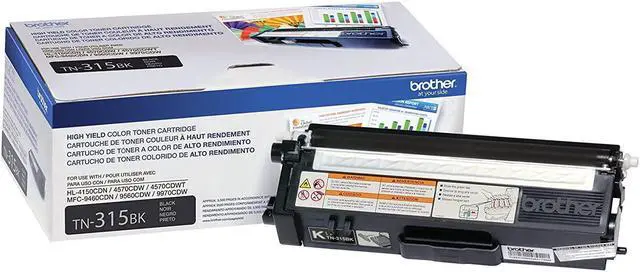 Alt view image 2 of 5 - Brother TN315K, TN315C, TN315M, TN315Y High Yield Black, Cyan, Magenta and Yellow Toner Cartridge Set