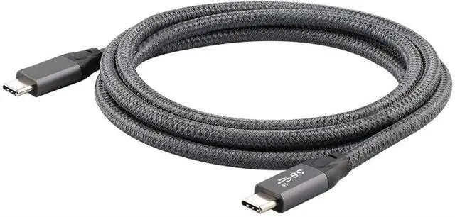 Alt view image 2 of 6 - 10Gbps USB-C USB 3.1 Type C Gen2 Male to Male Data Video 100W Cable with E-Marker for Tablet & Phone & Laptop (50cm)