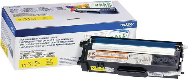 Alt view image 4 of 5 - Brother TN315K, TN315C, TN315M, TN315Y High Yield Black, Cyan, Magenta and Yellow Toner Cartridge Set