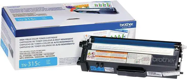 Alt view image 3 of 5 - Brother TN315K, TN315C, TN315M, TN315Y High Yield Black, Cyan, Magenta and Yellow Toner Cartridge Set