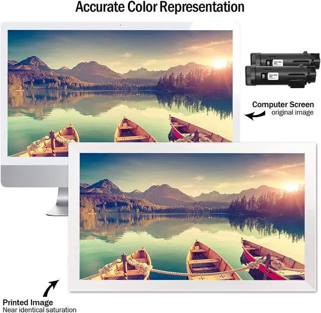 Alt view image 3 of 6 - Cartlee 2 Black Compatible High Yield Laser Toner Cartridges Replacement for Dell H625cdw H825cdw S2825cdn H625 H825 s2825 Smart Color Multifunction Printers Ink