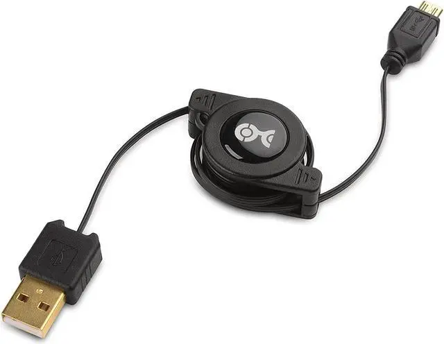 Alt view image 4 of 7 - Cable Matters 2-Pack Retractable Micro USB Cable - 2.5 Feet