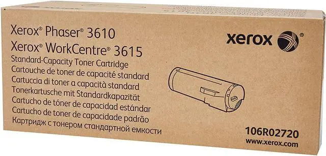 Main image of Xerox Phaser 3610/Workcentre 3615 Black Standard Capacity Toner-Cartridge (5,700 Pages) - 106R02720