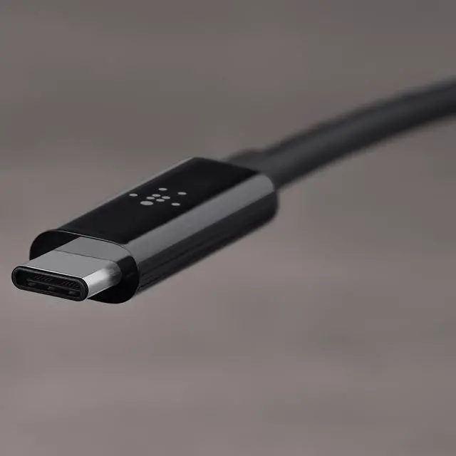 Alt view image 7 of 9 - Belkin Components F2CD084BT0.5MBK 0.5M 40Gbits Black Thunderbolt Cable