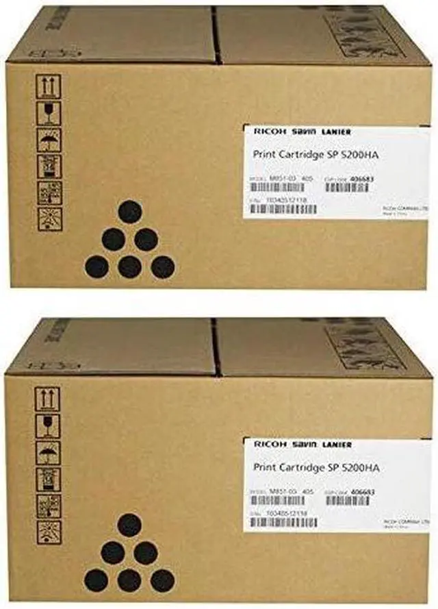 Alt view image 10 of 18 - Ricoh 406683 Toner Cartridge, Black