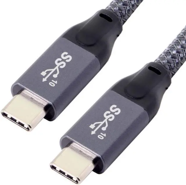 Main image of 10Gbps USB-C USB 3.1 Type C Gen2 Male to Male Data Video 100W Cable with E-Marker for Tablet & Phone & Laptop (50cm)