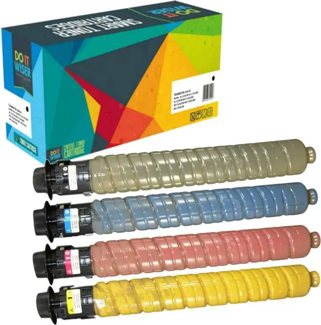 Main image of Do it Wiser Compatible Toner Cartridge Replacement for Ricoh Aficio MP C3003 MP C3503 MP C3004 MP C3504 Lanier Savin MP C3003 MP C3503 MP C3004 MP C3504-841813, 841814, 841815, 841816 (4-Pack)
