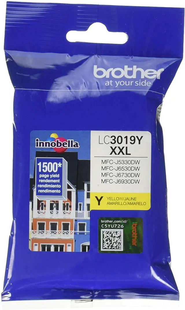 Alt view image 14 of 16 - BROTHER INTERNATIONAL CORPORAT LC3019Y SUPER HIGH YIELD XXL YELLOW INKCARTRIDGE