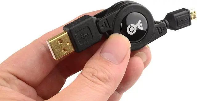 Alt view image 5 of 7 - Cable Matters 2-Pack Retractable Micro USB Cable - 2.5 Feet