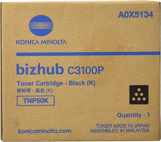 Alt view image 4 of 11 - KONICA MINOLTA OEM Toner Cartridge, BLACK, yield 6,000 A0X5134