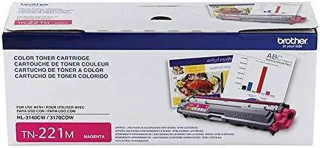 Alt view image 4 of 7 - Brother TN221BK, TN221C, TN221M, TN221Y (TN-221BK, TN-221C, TN-221M, TN-221Y) 4-Color Complete Toner Cartridge Set