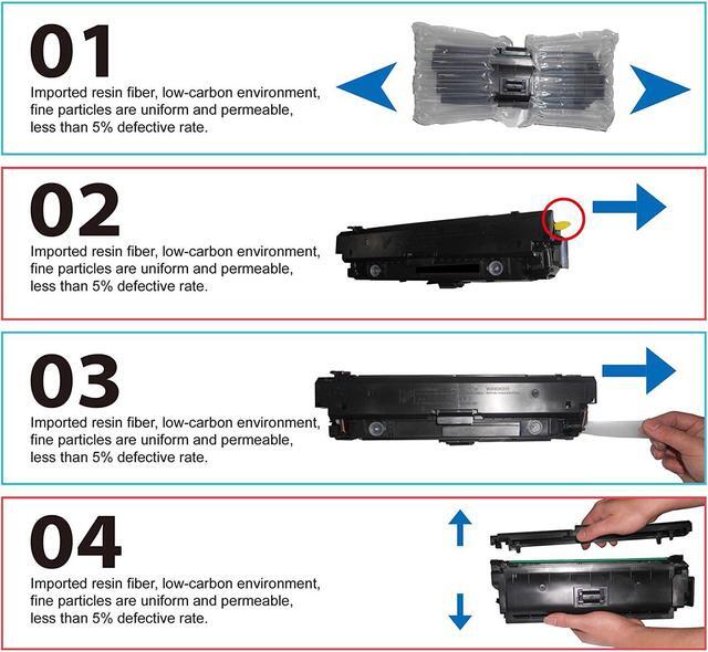 Alt view image 4 of 6 - Ennovor TG Imaging (Newest Chip) (4-Pack) Compatible W2060A Toner Cartridge (hp116A, B+C+Y+M) for use in HP 116A Color Laser 150A MFP178nw 179fnw Toner Printer