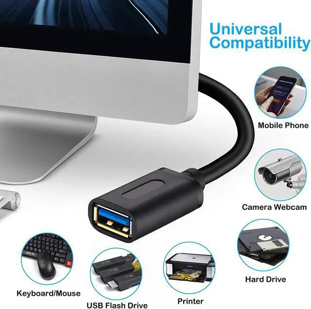 Alt view image 6 of 6 - USB 3.0 Extension Cable 25Ft USB 3.0 High Speed Extender Cord Type A Male to A Female for Playstation Xbox USB Flash Drive Hard Drive Card Reader Scanner Printer Keyboard (25Ft)