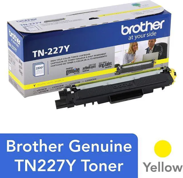 Alt view image 3 of 20 - Brother TN227Y High Yield Toner Cartridge - Yellow