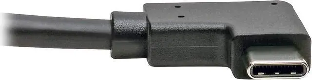 Alt view image 4 of 5 - TRIPP LITE USB C to USB-A Cable Right Angle 3.1 5 Gbps Type C, 3' (U428-003-CRA)