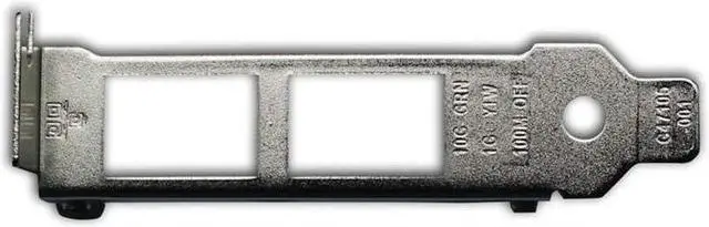 Main image of DBParts 2Pcs Low Profile Bracket for Intel X540T2 X540-T2 X550T2 X550-T2 X550T2BLK 0HWWN0 Dual Port NIC Network Adapter