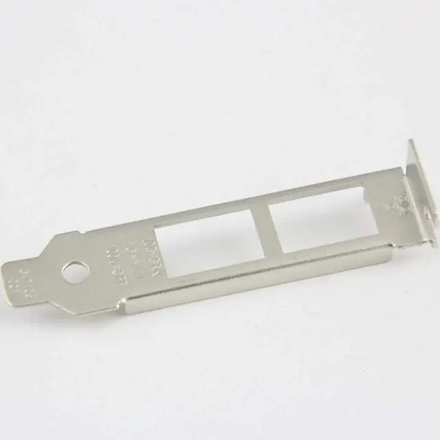 Alt view image 2 of 2 - DBParts 2Pcs Low Profile Bracket for Intel X540T2 X540-T2 X550T2 X550-T2 X550T2BLK 0HWWN0 Dual Port NIC Network Adapter