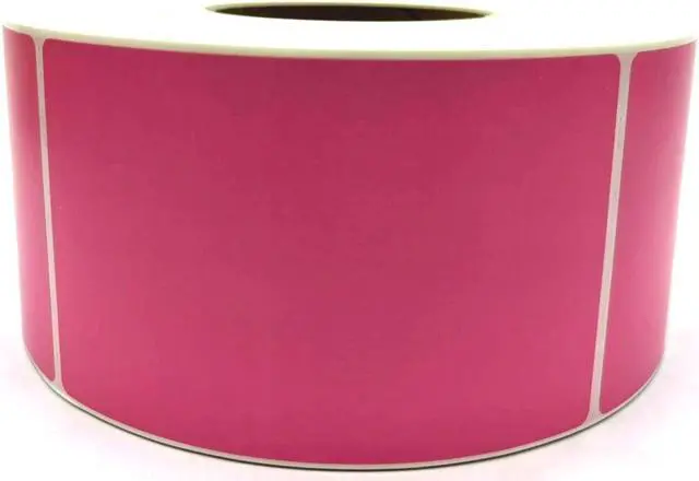 Alt view image 2 of 5 - Honeywell 3.15" x 5" Direct Thermal Labels Pink H29506-204 Genuine OEM - 4 Rolls