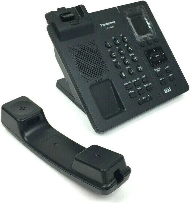 Alt view image 4 of 5 - Panasonic KX-TPA65 Business Phone Desktop Wireless 1.8" Color LCD HD Audio Desk