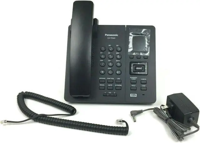 Alt view image 3 of 5 - Panasonic KX-TPA65 Business Phone Desktop Wireless 1.8" Color LCD HD Audio Desk