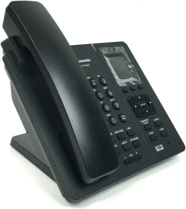Alt view image 2 of 5 - Panasonic KX-TPA65 Business Phone Desktop Wireless 1.8" Color LCD HD Audio Desk